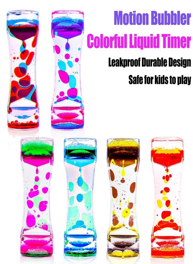 TGIQROVE 12 Pcs Liquid Motion Bubbler Sensory Toys, Liquid Timer AnxietyCalming Toys for Kids Adults, Party Favors, Classroom Prizes Easter Birthday Gift for Kids - Image 3